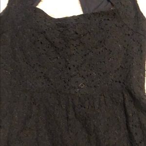 Anthropologie Tops - Anthropologie black lace peplum top, size 12 Anthropologie Tops - Anthropologie black lace peplum top, size 12